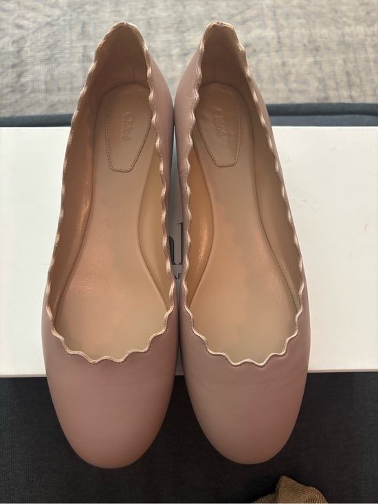 Chloe Shoes - Chloè Lauren Scalloped Women's Ballet Flats size 38